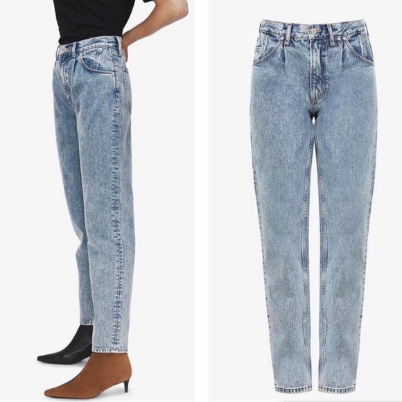 ANINE BING Florence High Rise Straight Leg Jeans Size 27 - Picture 4 of 7